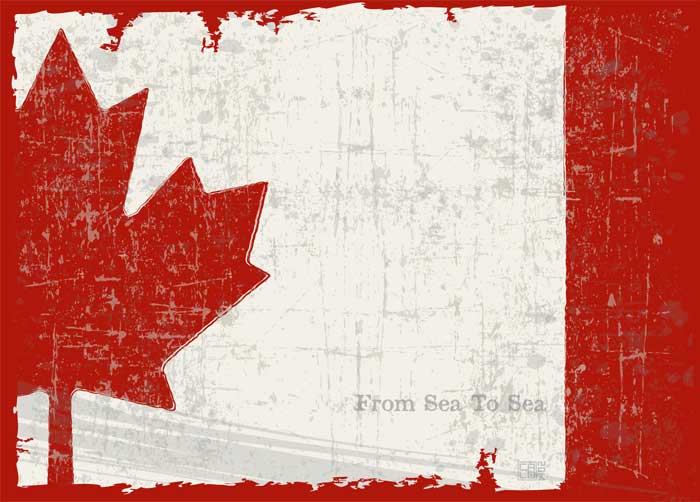 Flag Of Canada | Poster | BadFishPosters