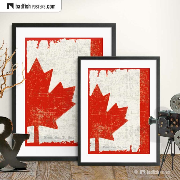 Flag Of Canada | Poster | BadFishPosters