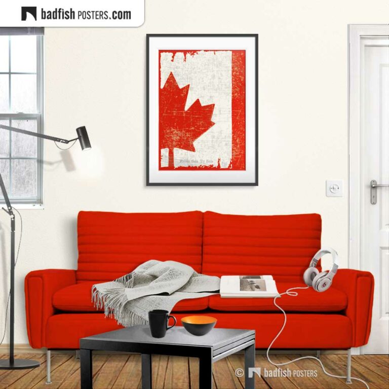 Flag Of Canada | Poster | BadFishPosters